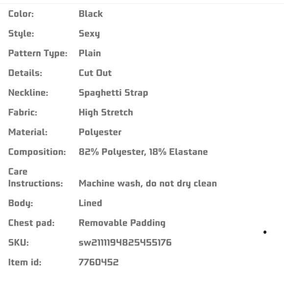 Solid underwire one piece swimsuit - Picture 6 of 8